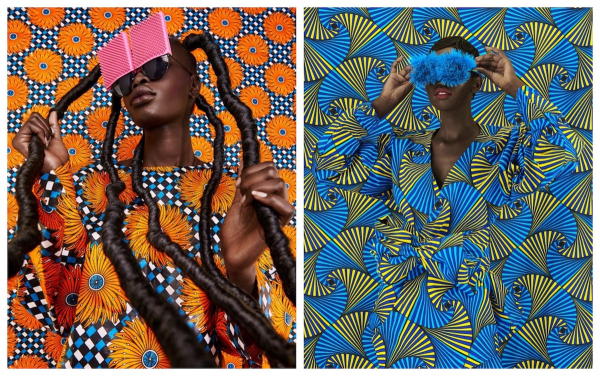 La fotógrafa keniana Thandiwe Muriu camufla a sus modelos en fondos psicodélicos