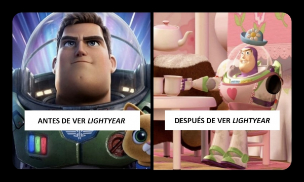 Memes y reivindicación inundan las redes tras el polémico estreno de 'Lightyear'